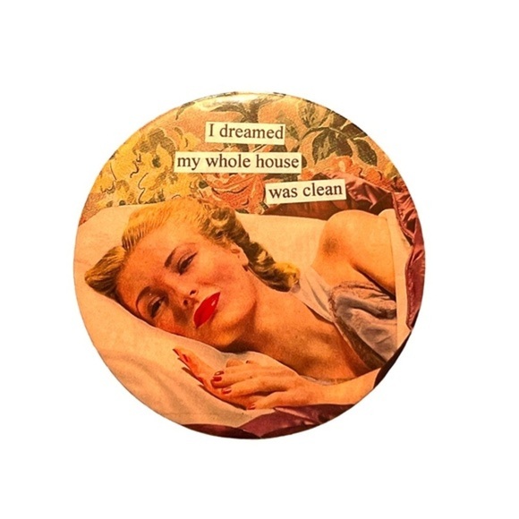 Anthropologie Anne Taintor 6 Piece Domestic Bliss Cork Coasters EUC - Picture 4 of 9